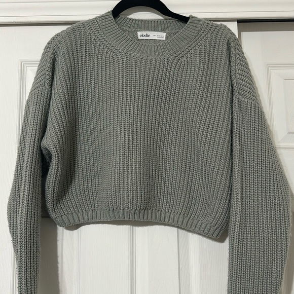 Élodie Crop Crewneck Sweater - Picture 1 of 3